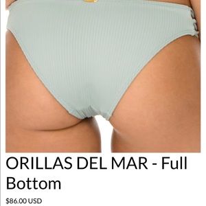 Luli Fama bikini bottom- ORILLAS DEL MAR - Full Bottom size Large  BNWT